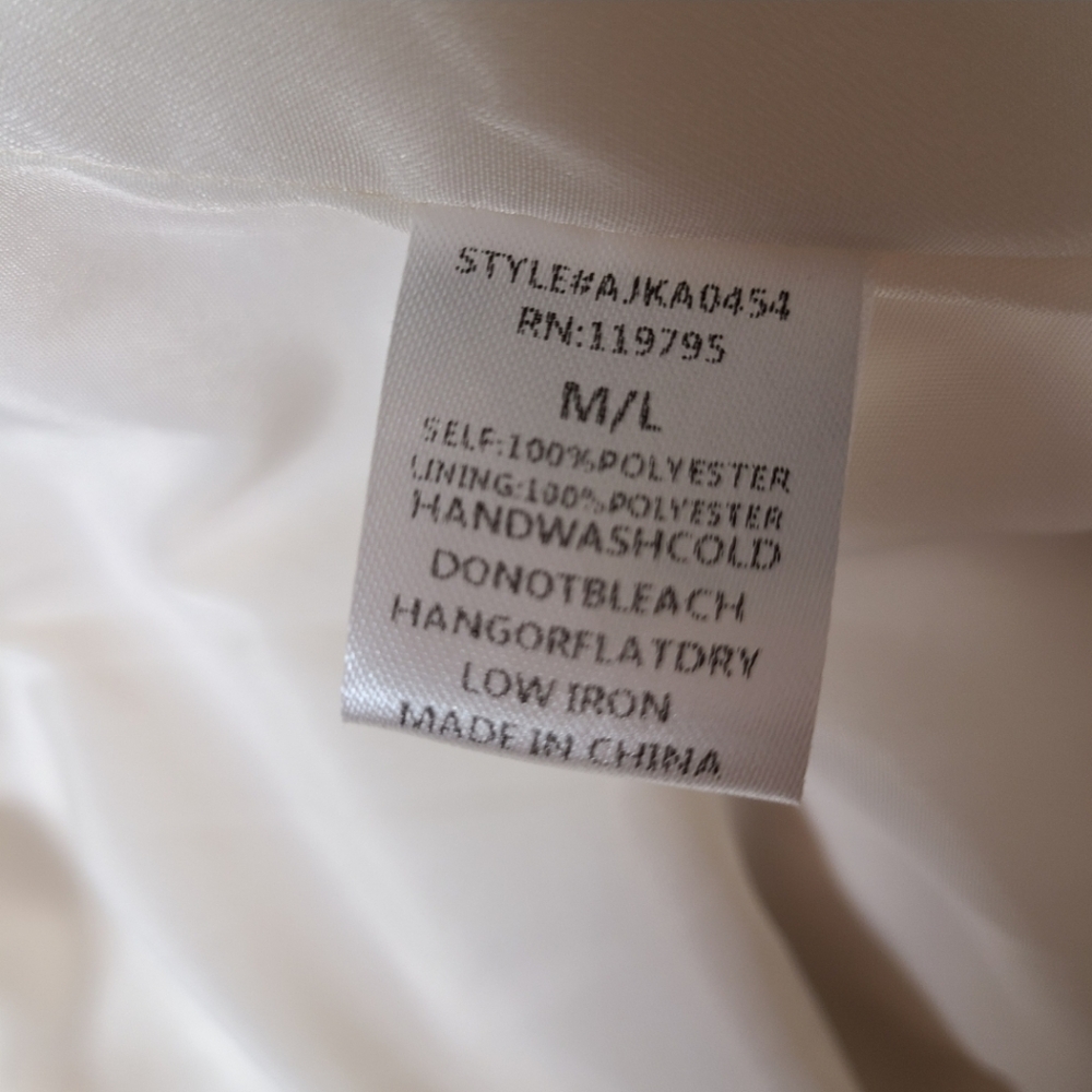 🤍Sage & Sadie Soft Cream Fluffy Faux Fur Fluffy Jacket Coat - Picture 14 of 16